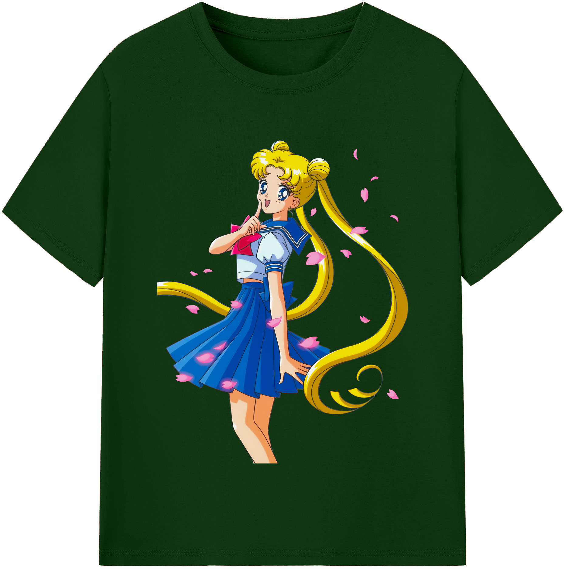 （画像用） 美少女戦士セーラームーン 愛野 美奈子 あいの みなこ Sailor Moon Aino Minako 綿100％半袖Tシャツ（フロントプリント）